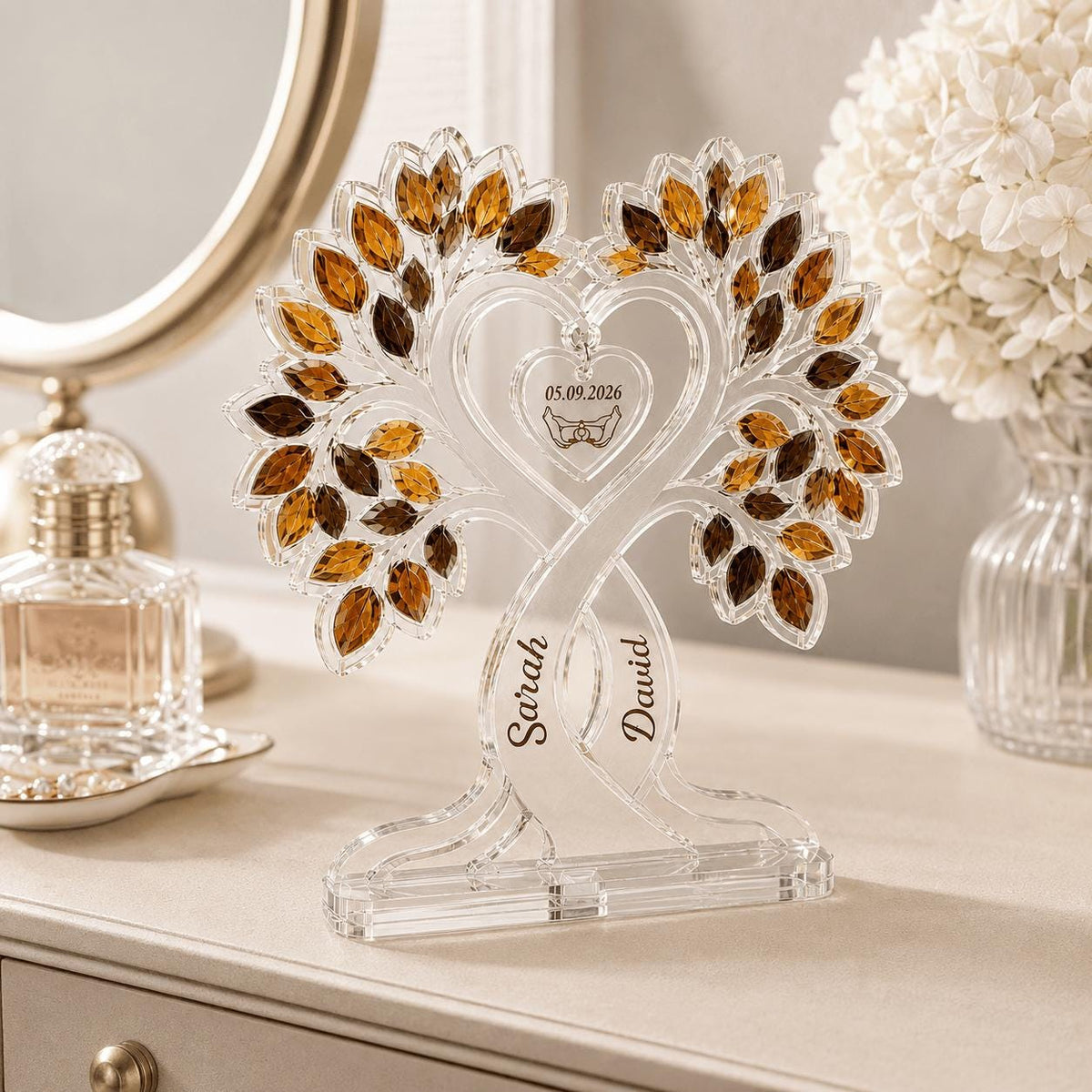 Personalized Acrylic Plaque - Wedding Gift for Couple