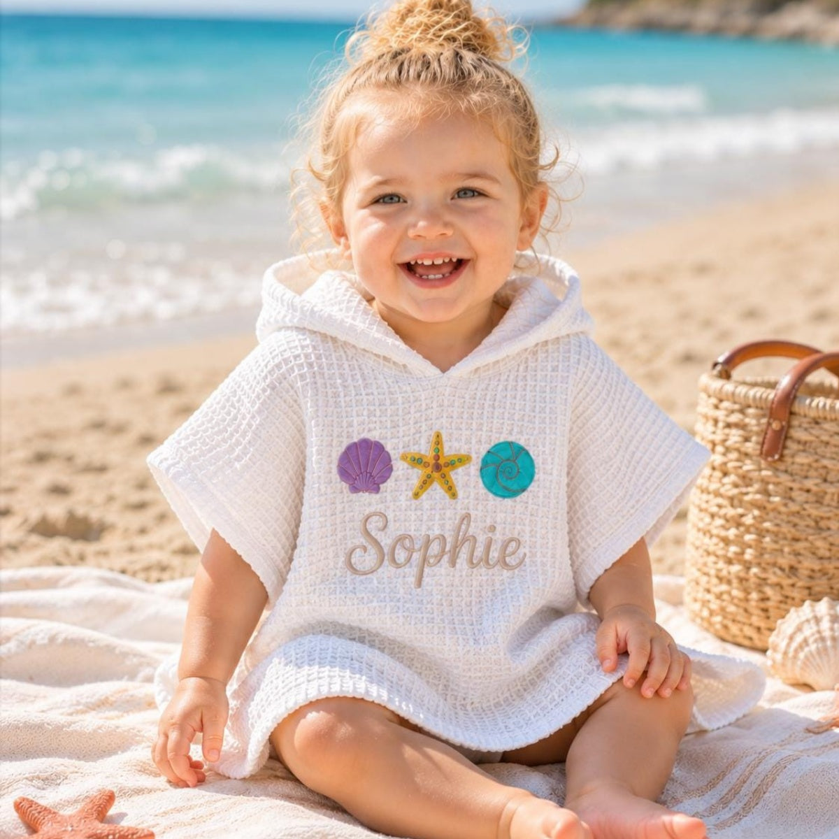Personalized Kid Beach Towel - Gift For Kids
