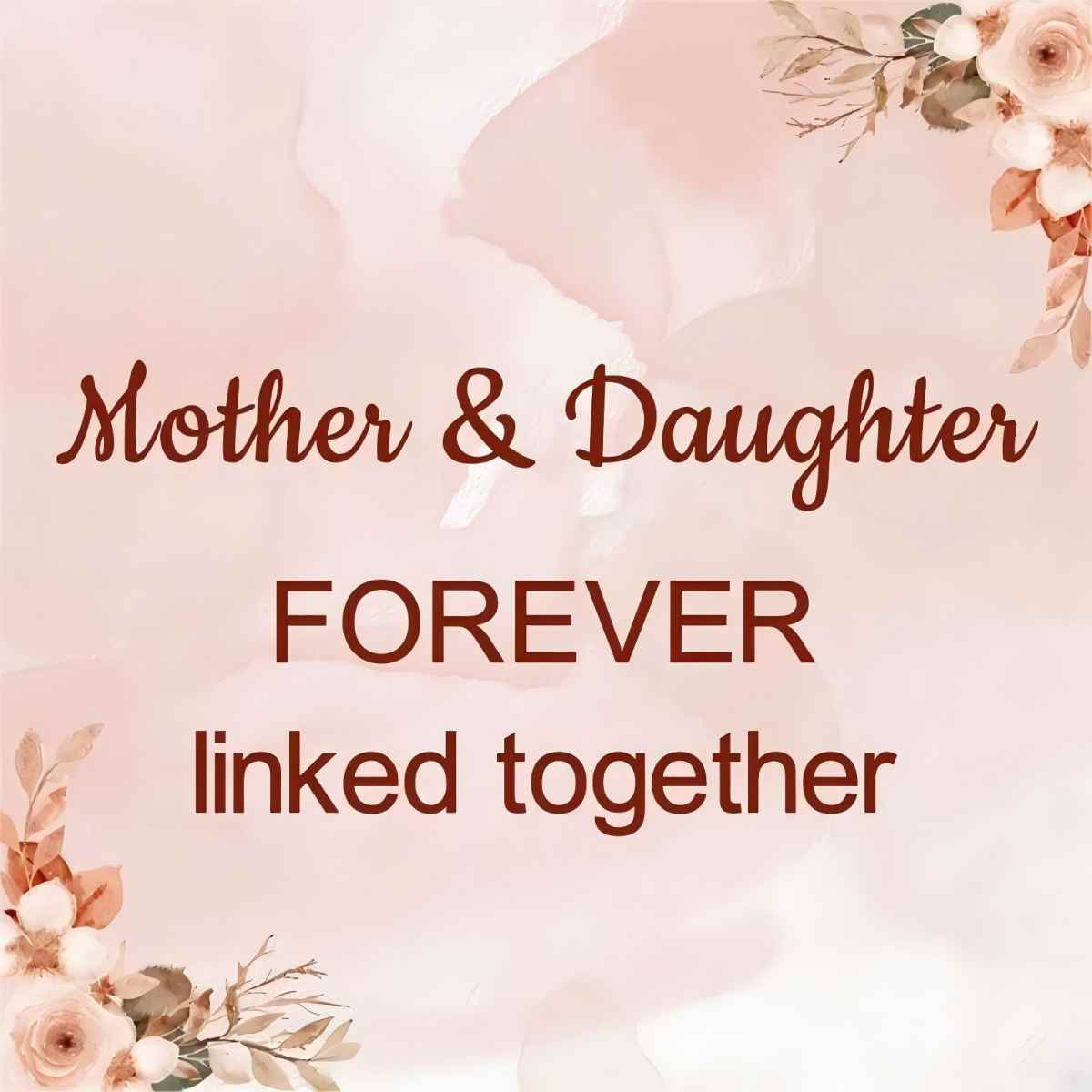 Mother & Daughter Interlocking Horseshoe Buckle Necklace