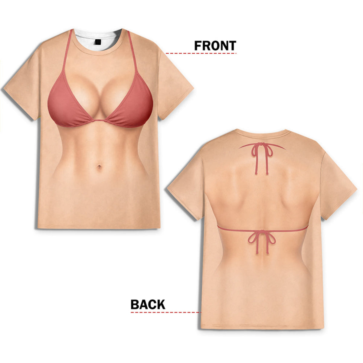 Personalized Funny Beach Body 3D Sexy Body Bikini Summer 3D Shirt - Gift For Woman