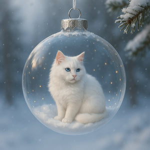 Cute Cat Christmas Ornaments