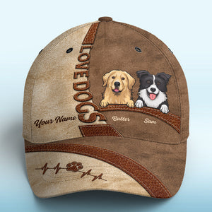 Life Is Better With Dogs - Dog Personalized Custom All Over Print Classic Cap