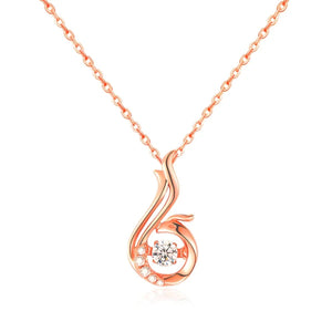 Tough As F*ck Phoenix Dancing Necklace
