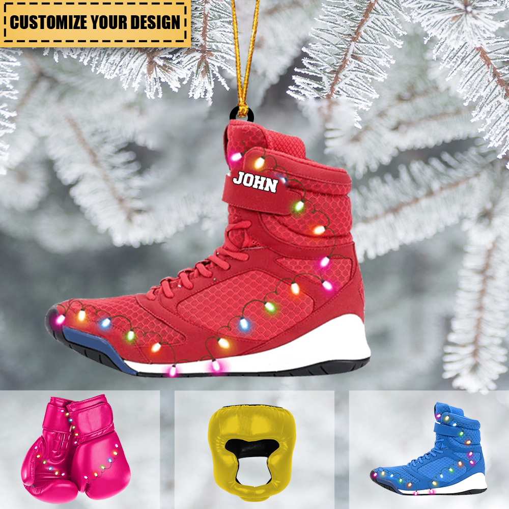 Boxing Set Personalized Christmas Ornament Gift For Boxing Lovers