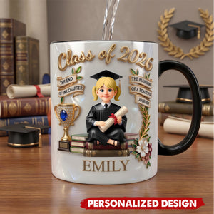 Personalized Class Of 2026 Accent Mug-Graduation Gifts