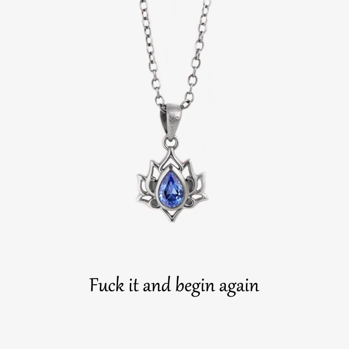 Crystal Lotus Necklace