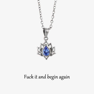 Crystal Lotus Necklace