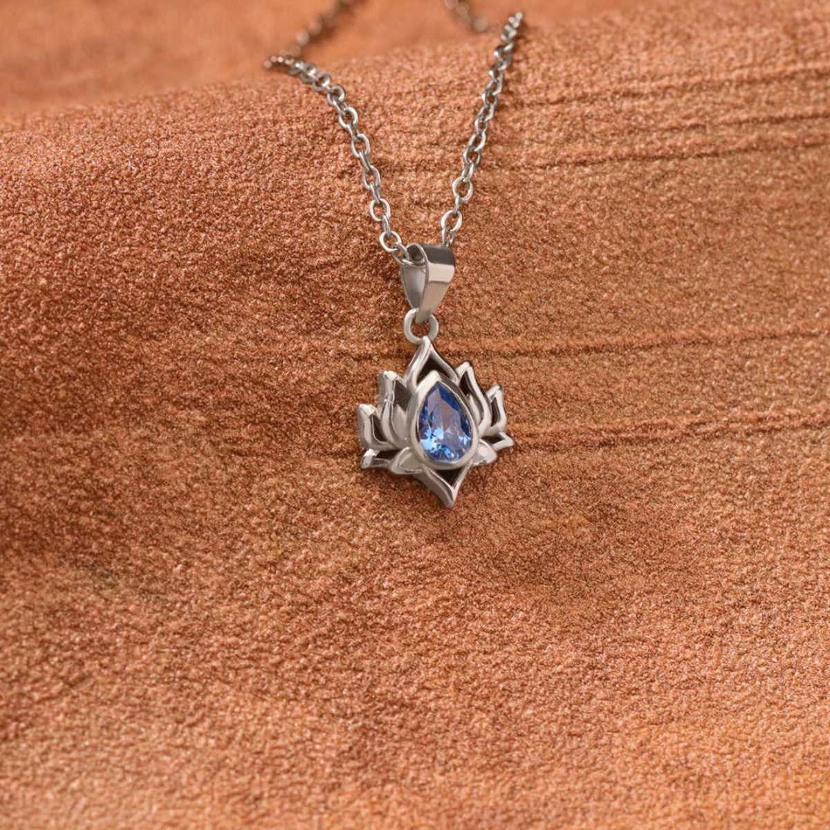 Crystal Lotus Necklace