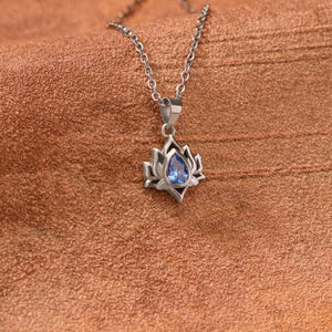 Crystal Lotus Necklace