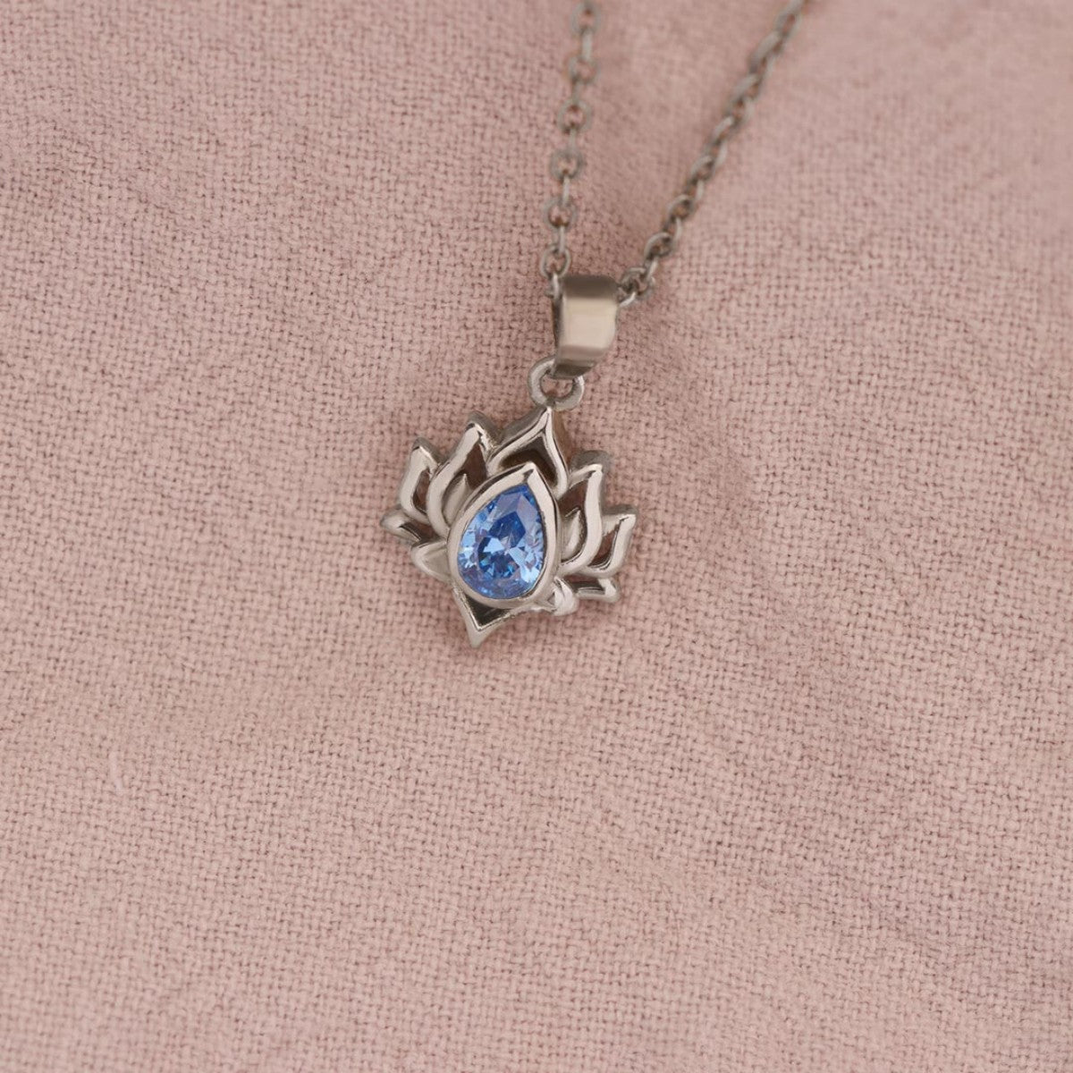 Crystal Lotus Necklace