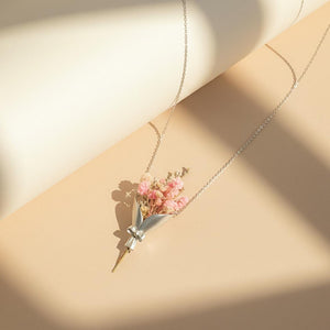 Floral Necklace - Gift For Mom Grandma Wife