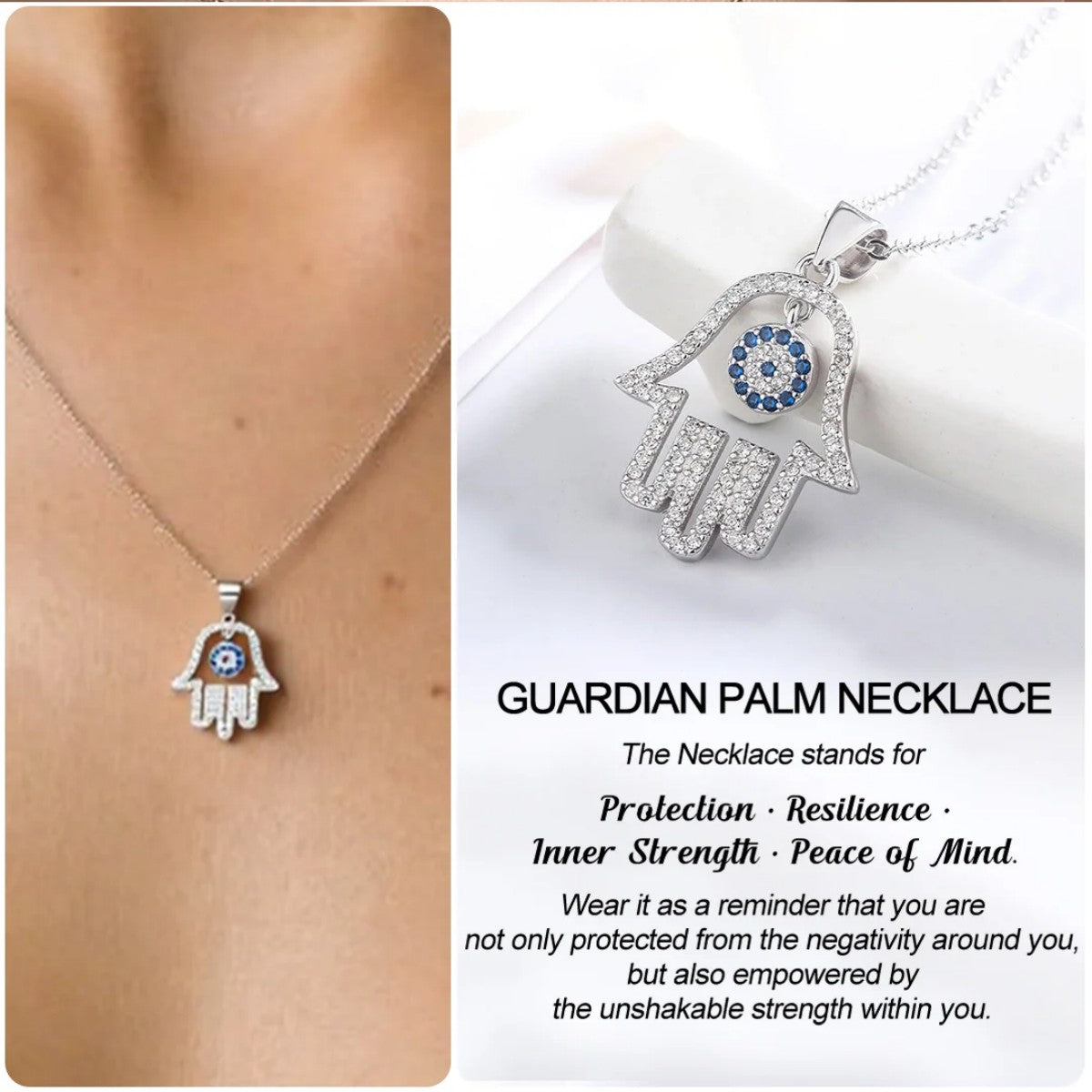 Guardian Palm Necklace