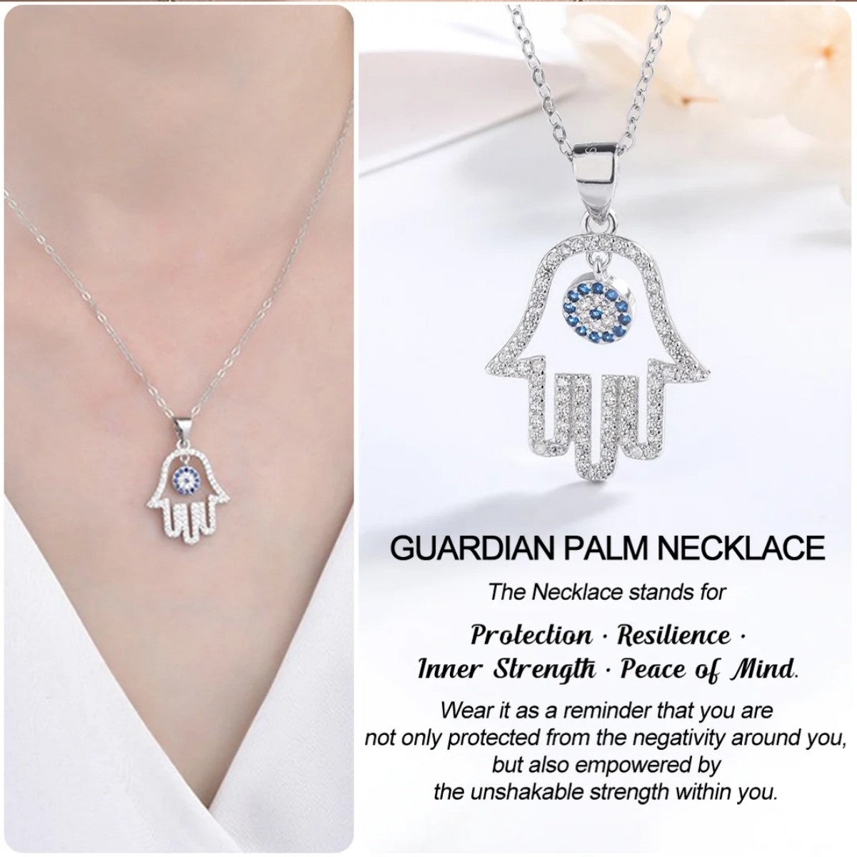 Guardian Palm Necklace
