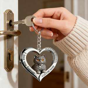 Photo Customizable - Personalized Pet-Shaped Keychain