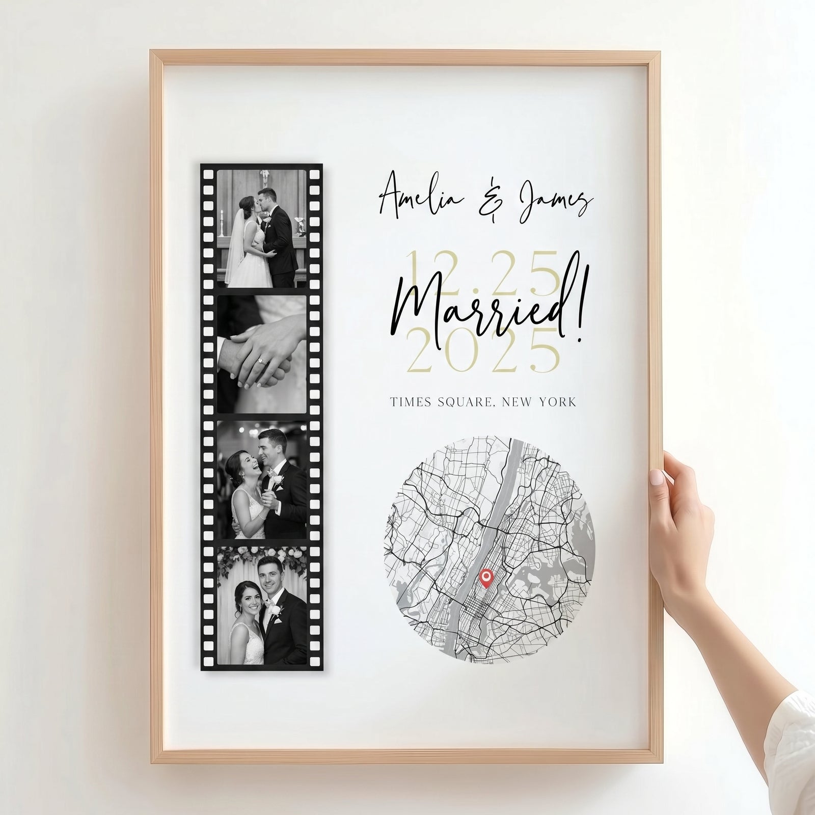 Personalised Couple Poster - Engagement Gift,Wedding Gift