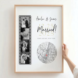 Personalised Couple Poster - Engagement Gift,Wedding Gift