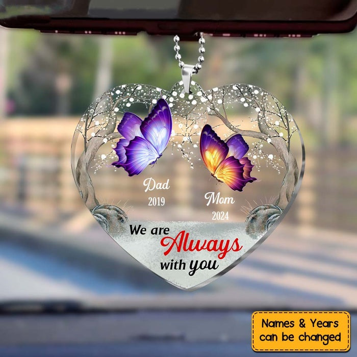 Memorial Gift I Am Always With You Transparent Acrylic Car Ornament