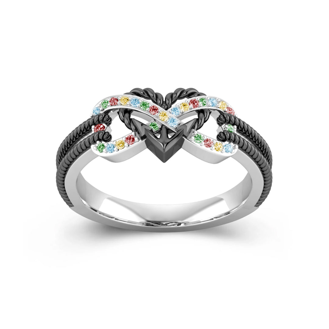 Strength in Every Star Infinity Anchor Promise Ring