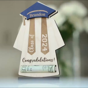 2025 Graduation Gown Money Holder Frame