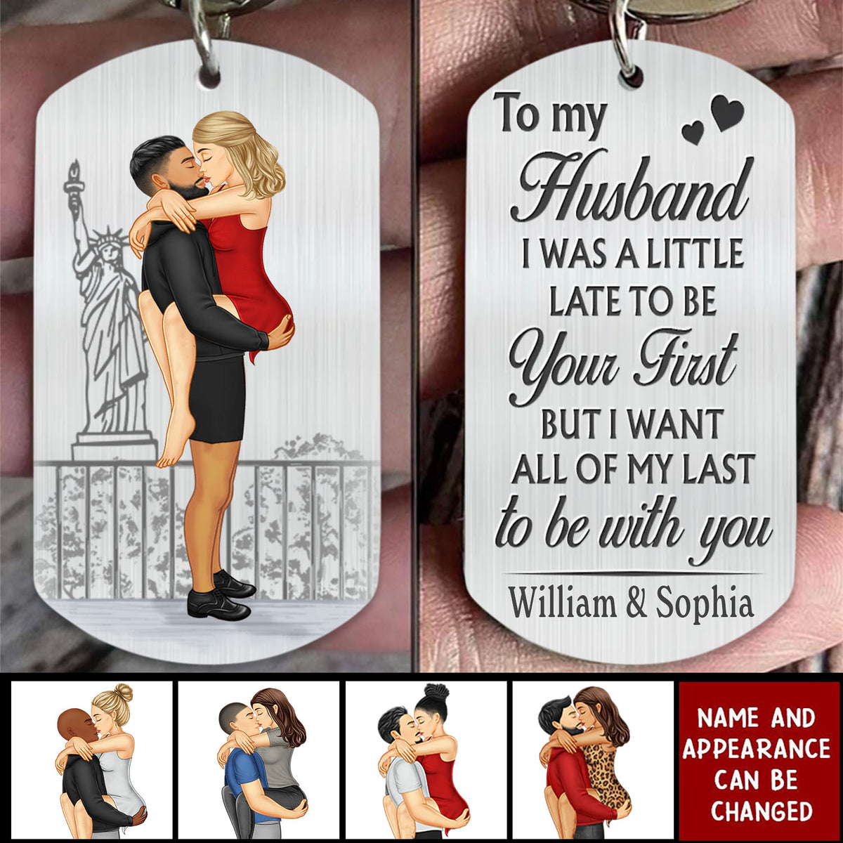 I Promise To-Personalized Stainless Steel Keychain - Gifts For Couple