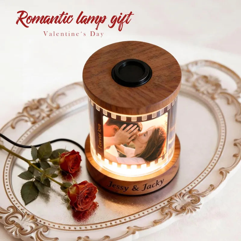 Personalized Music Film Night Light - Gift For Couples