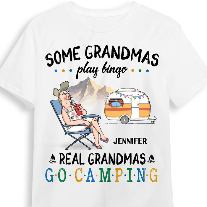 Gift For Camping Grandma Shirt