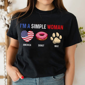 Simple Man's Favorite Things Personalized Shirt - Customize Favorite Things
