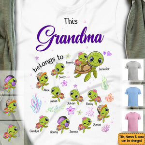 Gift For Grandma This Grandma Belongs To Shirt