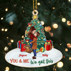 Couple Custom Ornaments Personalized Christmas Ornament For Your First Christmas Together