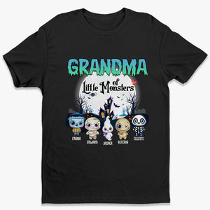 Grandma Of These Little Monsters - Personalized Unisex T-Shirt - Gift For Grandma, Gift For Grandparents, Halloween Gift