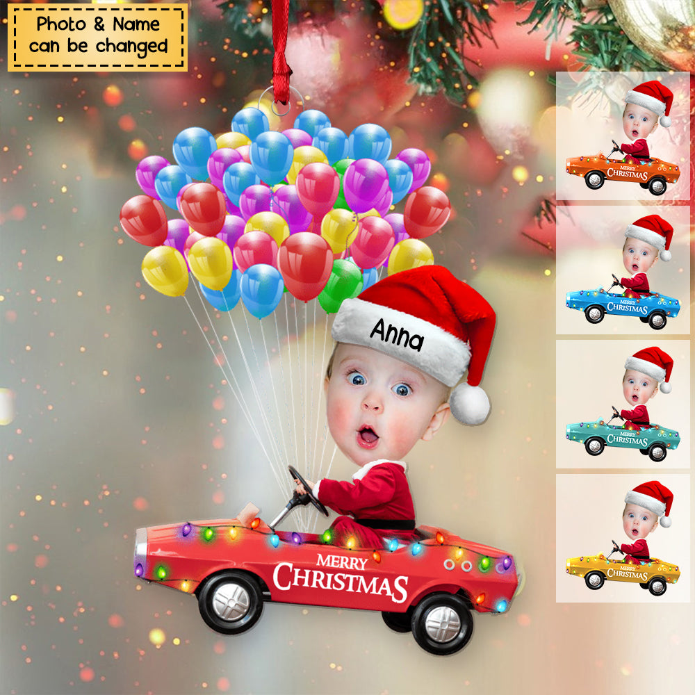 Baby Christmas - Custom from Photo - Personalized Christmas Ornament