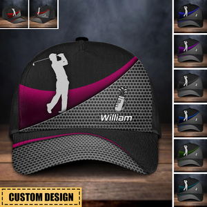 Personalized Golf Metal Multicolor Classic Cap