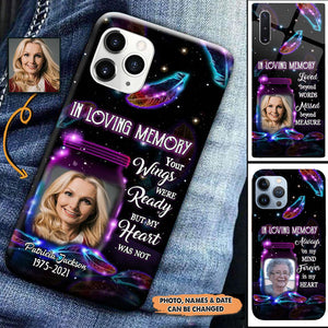 In Loving Memory Family Loss Custom Photo Upload Picture Memorial Gift Phone case