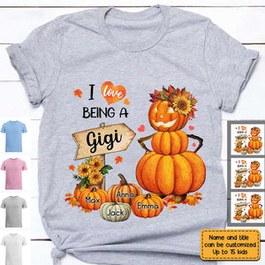 Fall Grandma Pumpkin Shirt