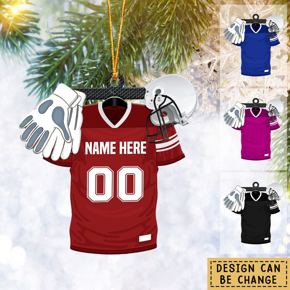 Football Uniform-Personalized Acrylic Ornament  Gift For Football Players