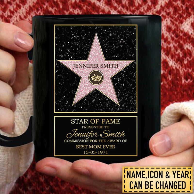 Star Of Fame Custom Ceramic Mug Gift For Family