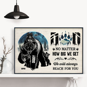 We'll Always Reach For You - Personalized Poster - Gifts For Father's Day